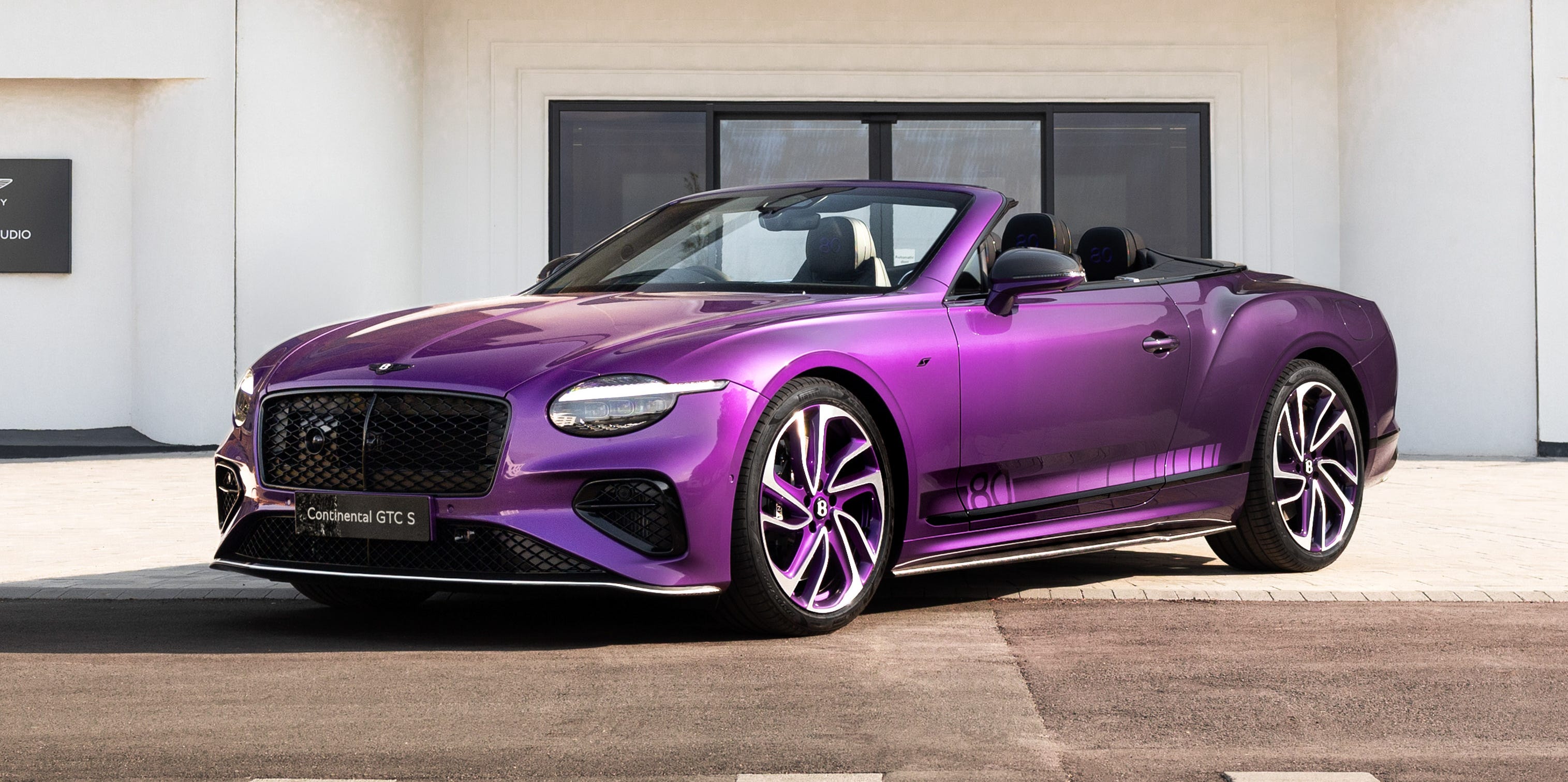 One-of-One 2027 Bentley Continental GTC Goes All-In on Purple Haze