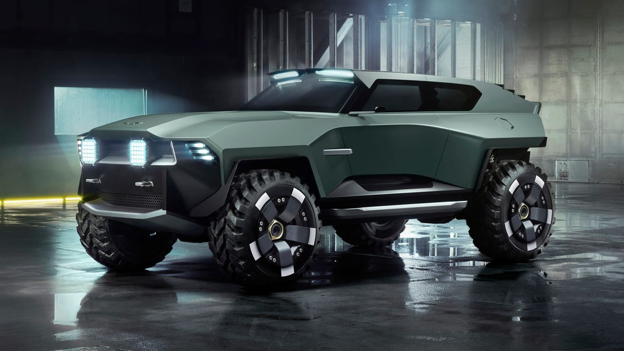 Take cover! Aston Martin has built a massive, military-grade V12 supertruck - Top Gear