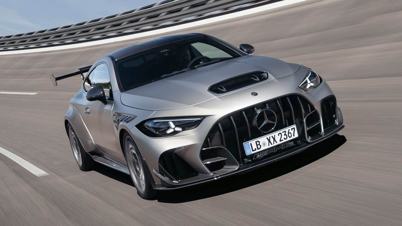 The C63 is back... sort of: this is the new Merc-AMG CLE 646, a RWD V8 super coupe